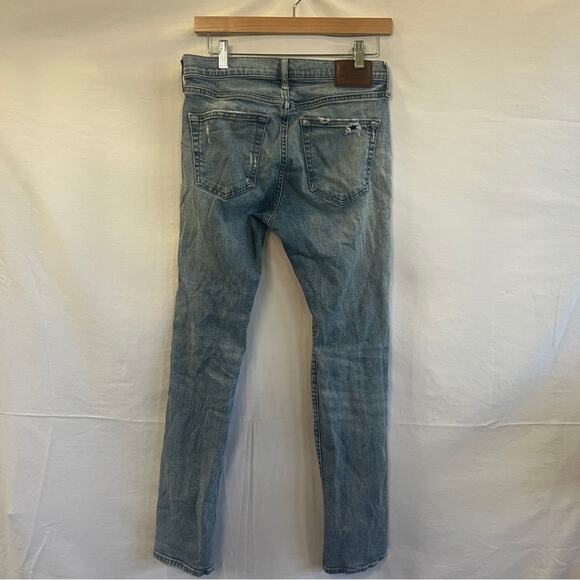 Abercrombie & Fitch Skinny Stretch Jeans Mens 29x30 Distressed Medium Wash Urban - Picture 3 of 11
